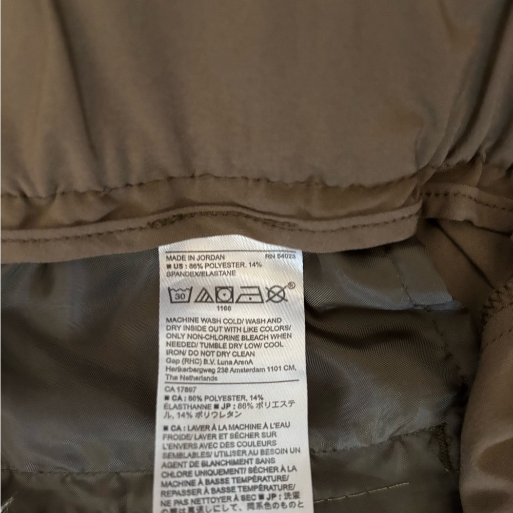 Banana Republic Women’s Olive Green/brown Cargo Jogger Pants Medium - Picture 4 of 4